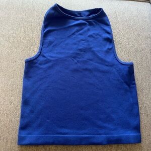 Free People Movement Royal Blue Razorback Tank Top
